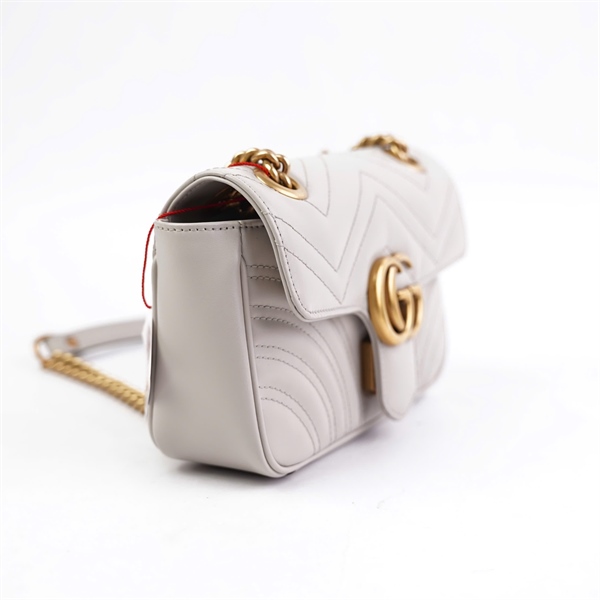 Túi GG Marmont màu xám (C04345484) sz21 +