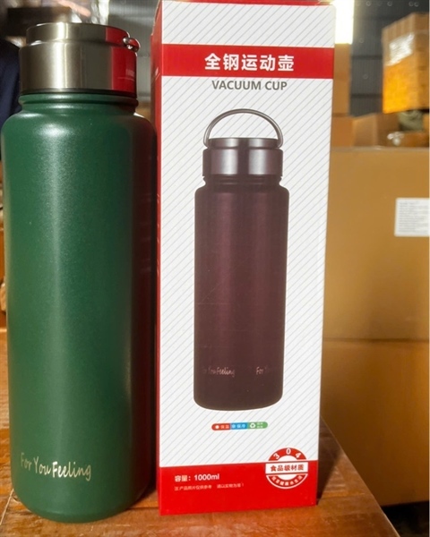 Bình Inox SPORT Quai Inox 1000ML (Thùng 40 )