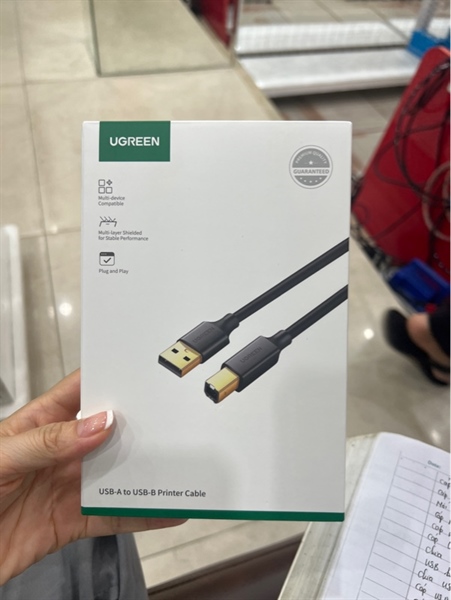 Cáp máy in mạ vàng 1.5M UGREEN 10350
