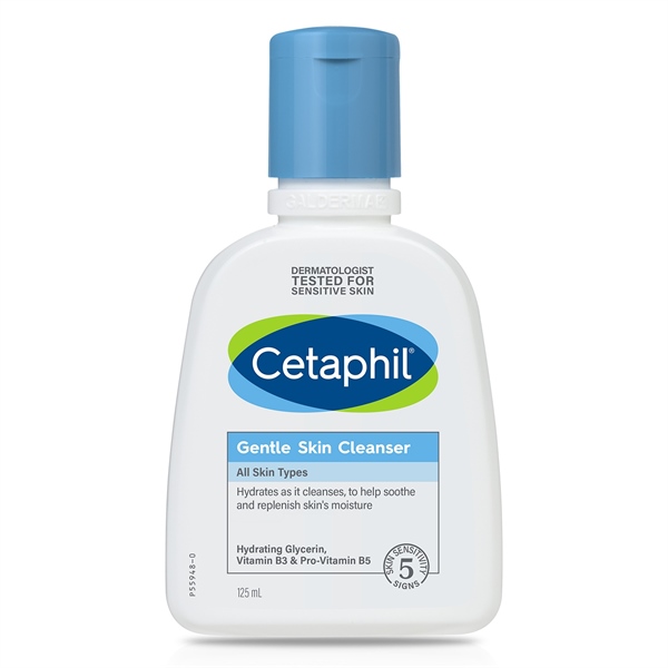 Sữa rửa mặt Cetaphil gentle skin cleanser- Canada- Giúp làm sạch và làm dịu da- Chai 125ml