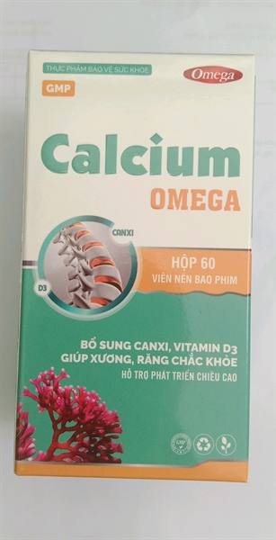 Calcium Omega Trường Thọ bổ sung thiếu hụt calci (Lọ*60 viên) -