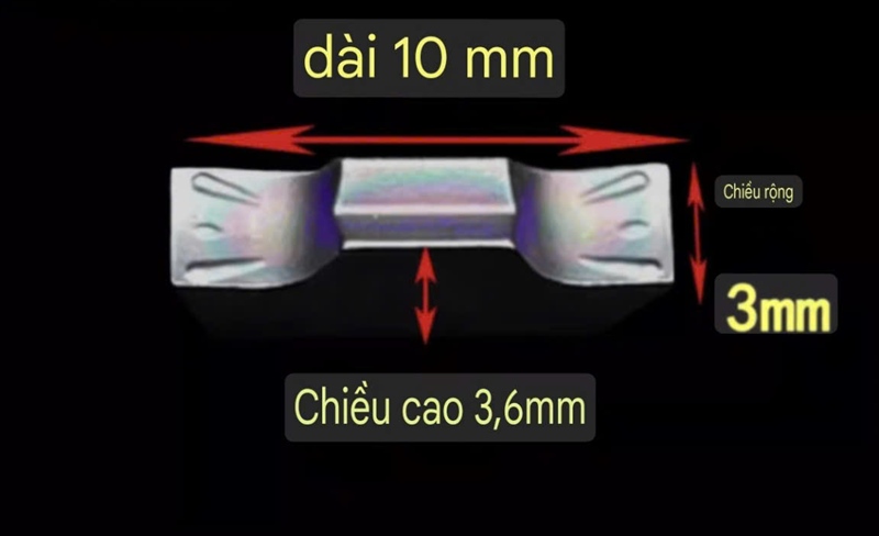 Mảnh dao GD SIM300 - 0.2 TY1115 Mảnh dao GD SIM300 0.2 TY1115 (Pcs) - Việt Phát