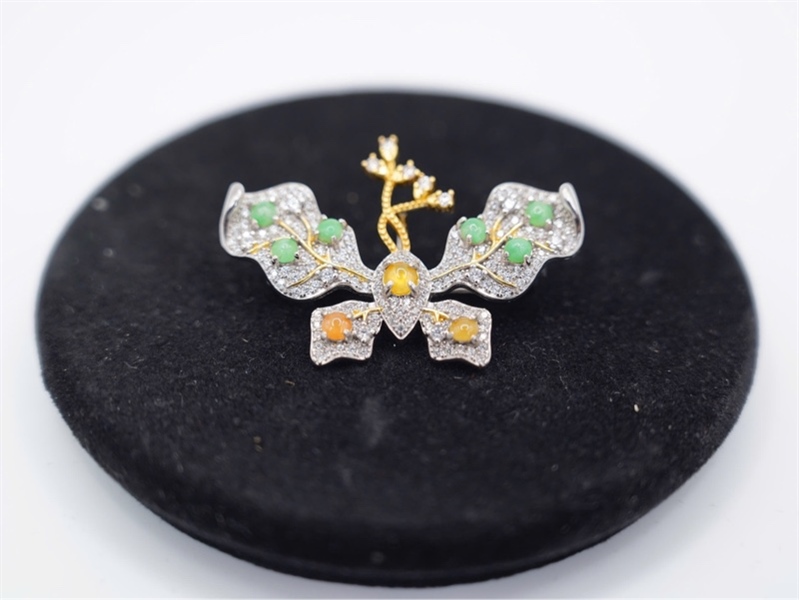 Cài áo bướm râu vàng KG+