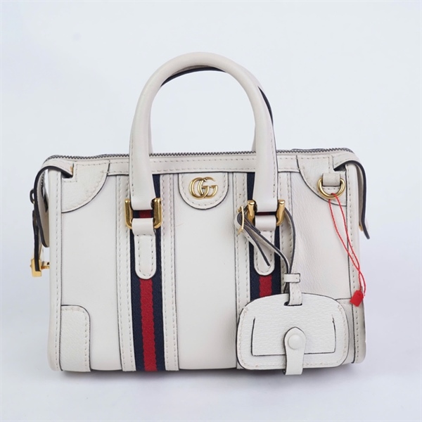 Túi GG Handle trắng kèm 2 chìa (F039089728) sz22 KG+