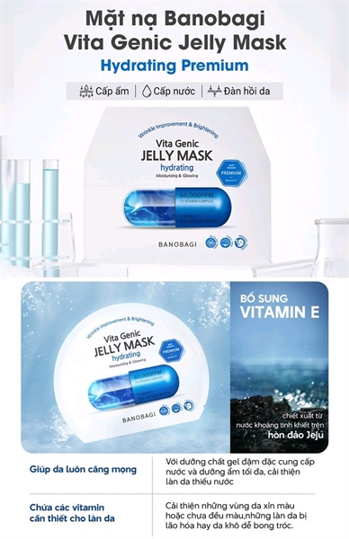 Mặt nạ Banobagi Premium Vita Genic Jelly Mask 30g
