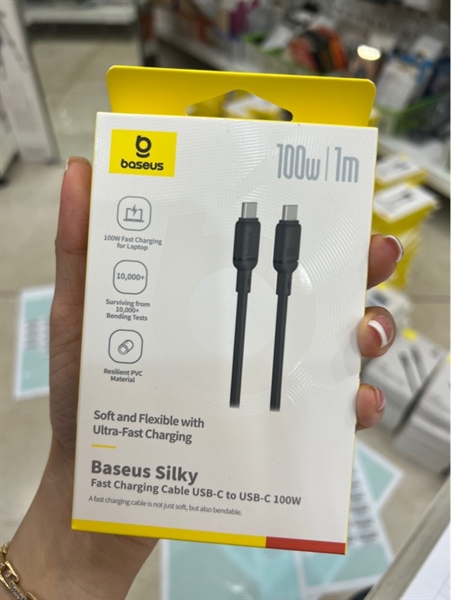 Cáp sạc BASEUS TYPE-C to TYPE-C P1037 100W 1m