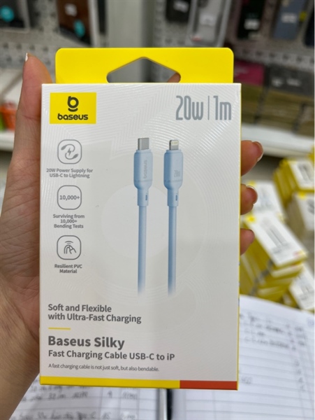 Cáp sạc BASEUS TYPE-C to Lighting P1037 20W 1M