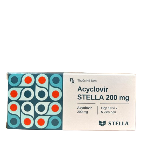 Acyclovir 200mg stella (h/50v)