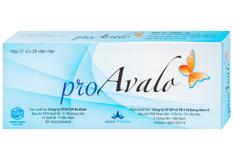ProAvalo (Thuốc tránh thai hằng ngày) (H*1vỉ*28viên) - Ba Đình