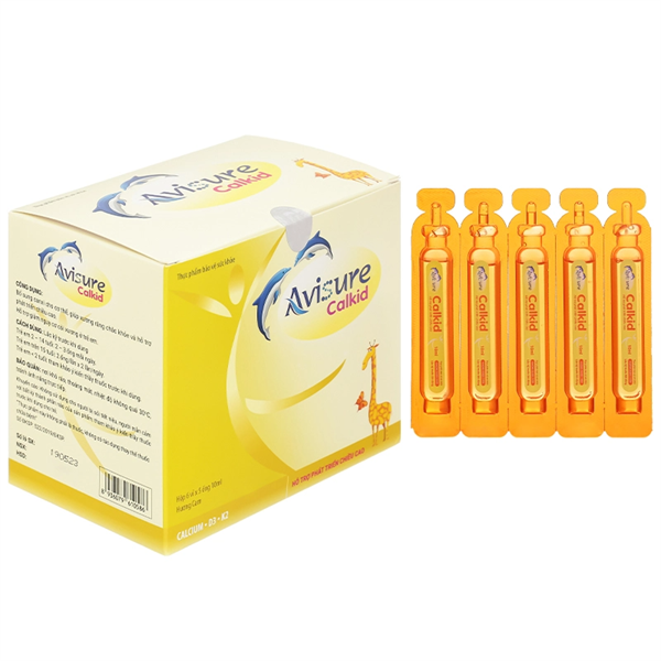 Siro Avisure Calkid (Bổ sung canxi) (H*6vỉ*5ống*10ml) - Phương Đông