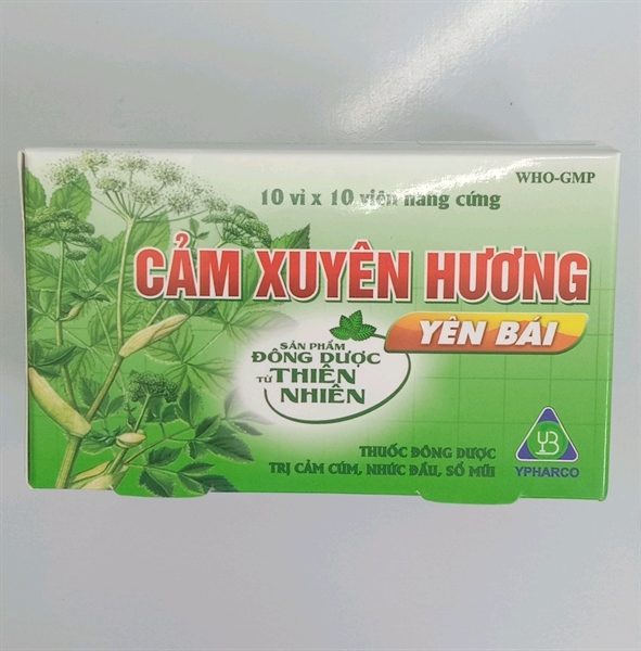 Thuốc Cảm xuyên hương Yên Bái cảm cúm ,sổ mũi (H*10vỉ*10viên)