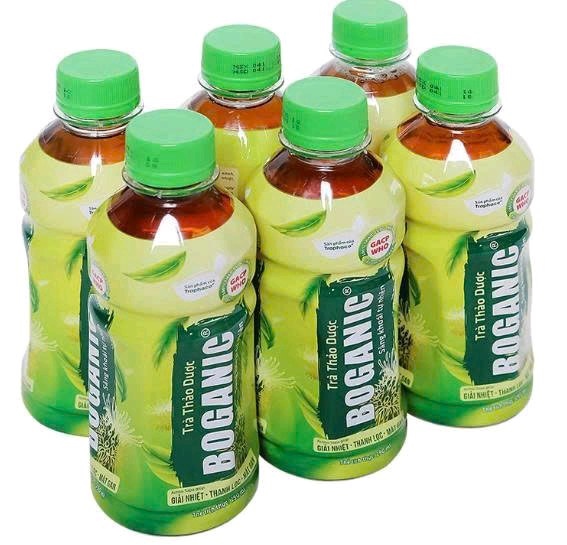 Trà thảo dược Boganic có đường 290ml (Kiện 4cọc x 6chai) - Traphaco