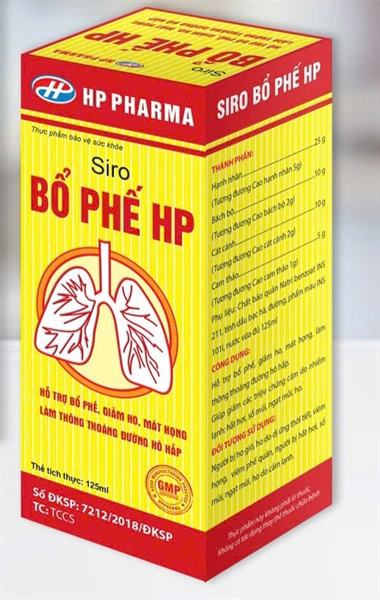 Siro bổ phế HP 125ml - HP Pharma