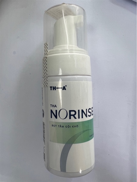 Bọt tắm gội khô THA Norinse for men Tân Hương Vệ sinh cơ thể 2 in 1, khử mùi, tiện dụng, không cần dùng nước 100ml.