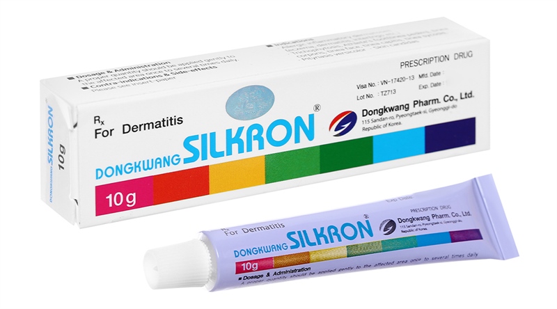 Thuốc bôi da SILKRON Dongkwang - Korea điều trị nhiễm khuẩn, nhiễm nấm tuyp 10 mg