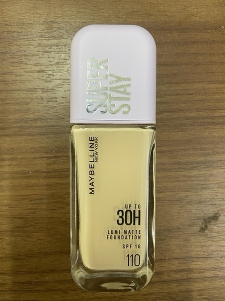Kem nền Maybelline Super stay 30g tone 110 tím.