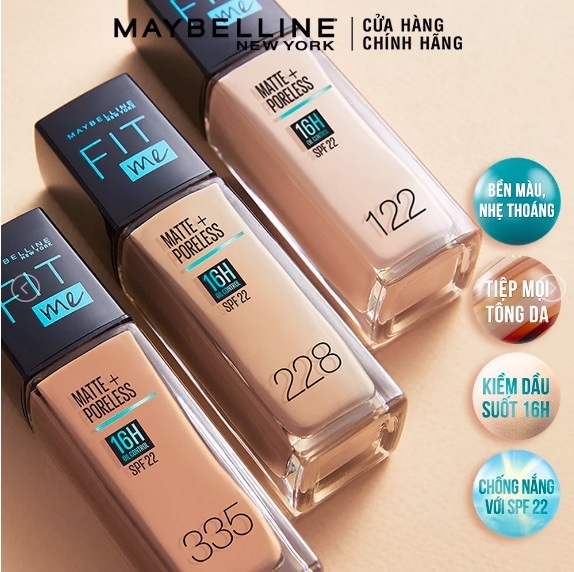 Kem nền maybeline fit Me matte +poreless #115- 30 ML