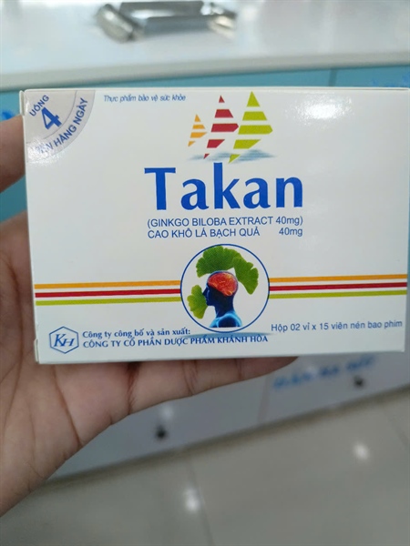 Takan Ginkgo Biloba 40mg Khapharco (H/30v)
