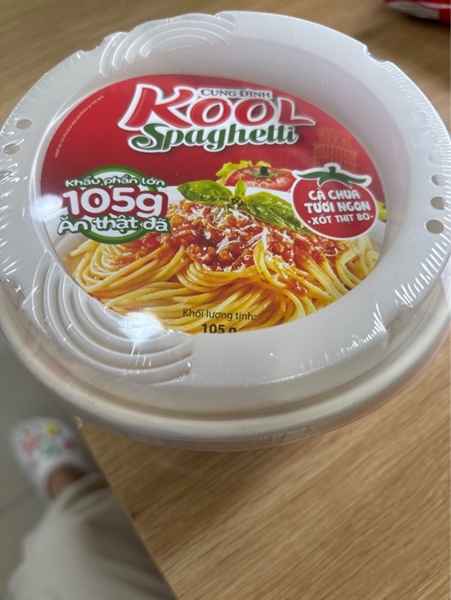 Mỳ hộp cung đình spaghetti