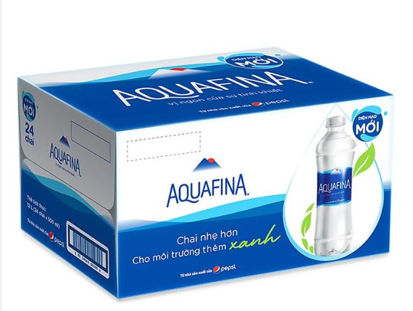 Nước suối Aquafina chai 500 ml 24 chai / thùng