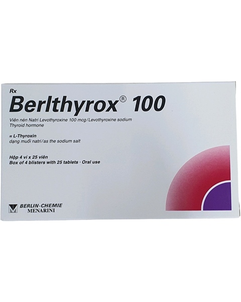 Thuốc Berlthyrox 100mcg (H*4vỉ*25viên) - Germany