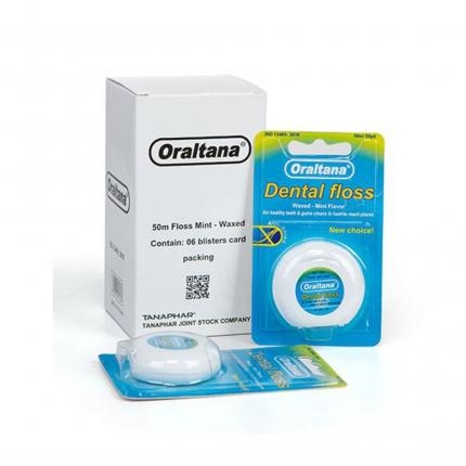 Chỉ nha khoa Oraltana - Tân á- Làm sạch các khe răng- H*6cuộn