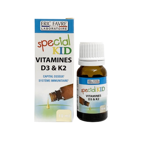 Siro Special kid Vitamines D3 & K2 France 10ml (Bổ sung VTM D3 và K2) 10ml