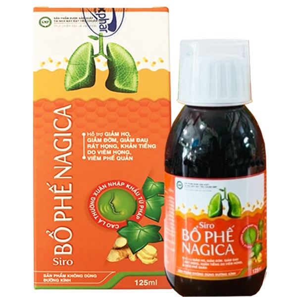 Siro Bổ phế Nagica 125ml - Dolexphar / Natutal Gold