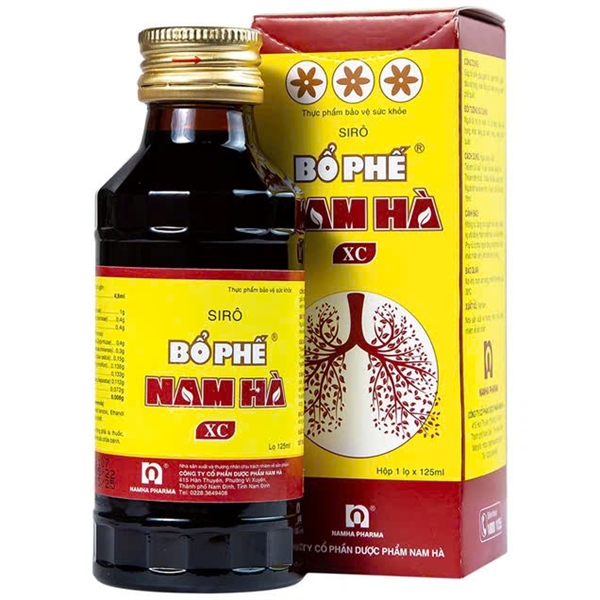 Siro Bổ phế Nam Hà XC 125ml (K*60lọ) - Nam Hà