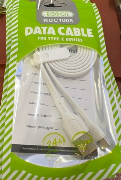 Cáp sạc Robot RDL100S iphone BH1TH