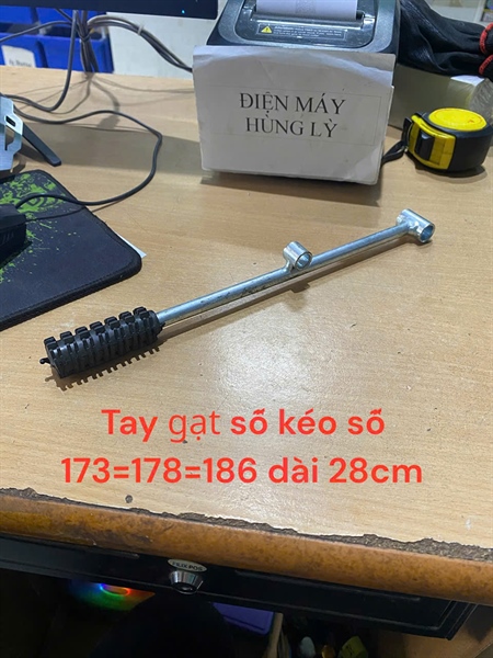 Tay gạt số kéo số 173=178=186 dài 28cm