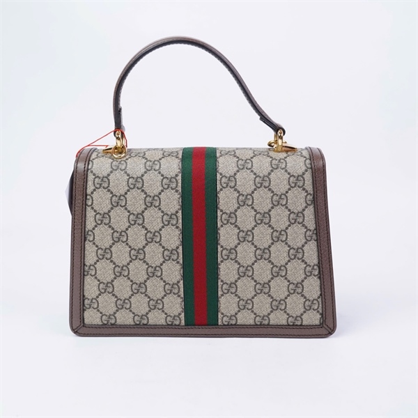 Túi GG Handle Ophidia xám (651055-493075) sz24 (HT)+