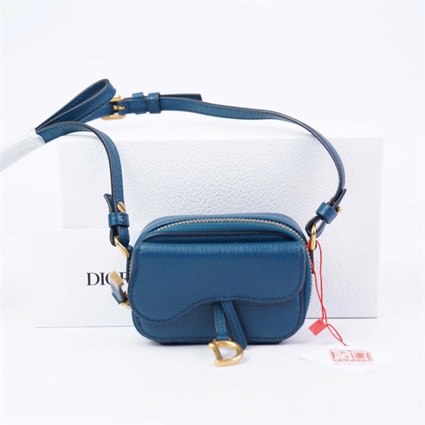 Túi Dior đeo chéo mini xanh sz10 (BMC)+