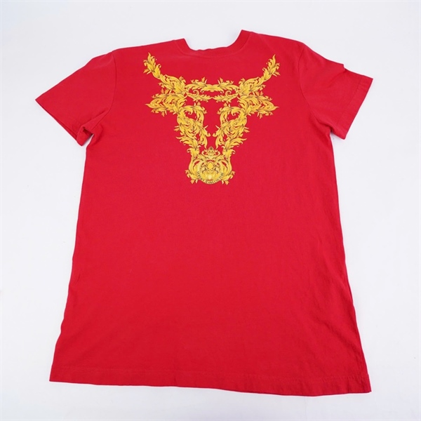 Áo thun Versace đỏ in hình hình (BQ) KG+