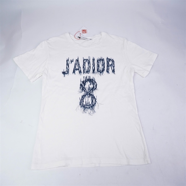 Áo thun Dior trắng in chữ xanh (BQ) KG+