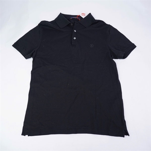 Áo thun LV đen in logo (BQ) KG+