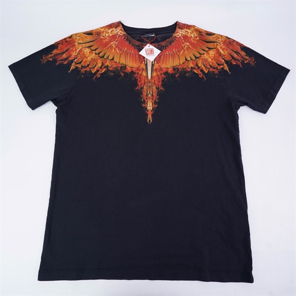 Áo thun Marcelo Burlon đen họa tiết đại bàng (BQ) KG+