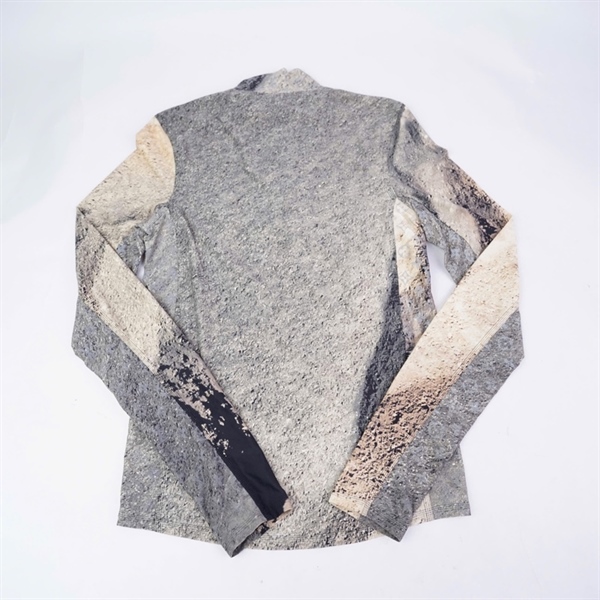 Áo thun LV dài tay hoa xám in họa tiết (BQ) KG+