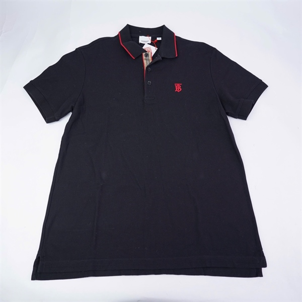 Áo thun BBR đen cổ viền đỏ (BQ) KG+