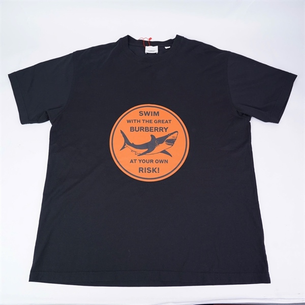 Áo thun BBR đen in họa tiết cam (BQ) KG+