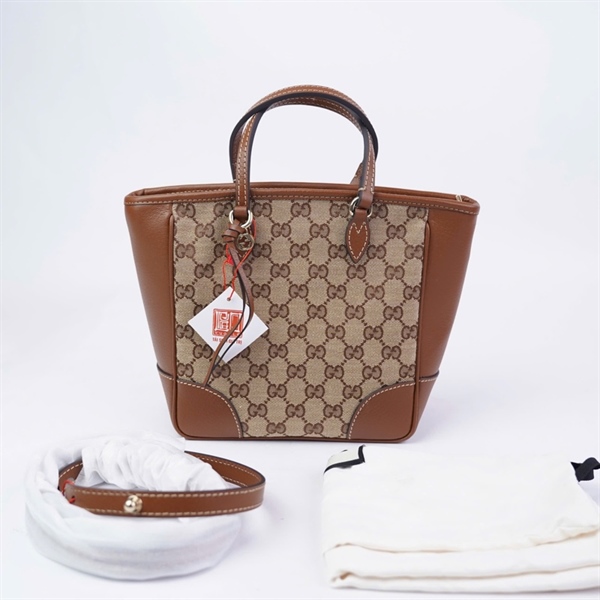 Túi GG Tote nâu (353121-200047) sz19 (BMC)