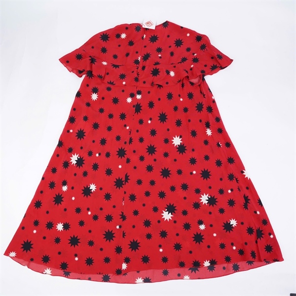 Đầm Valentino đỏ họa tiết (BQ) KG+