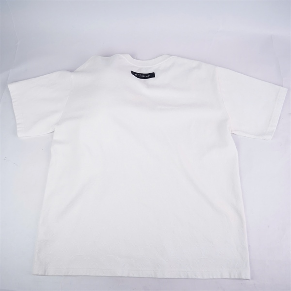 Áo thun LV hoa trắng đính gấu (BQ) KG+