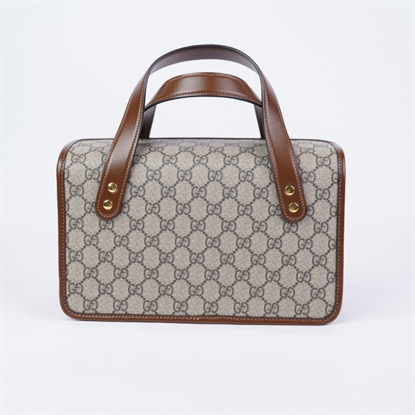 Túi GG Handle xám (H032716148) sz27 (HT)+