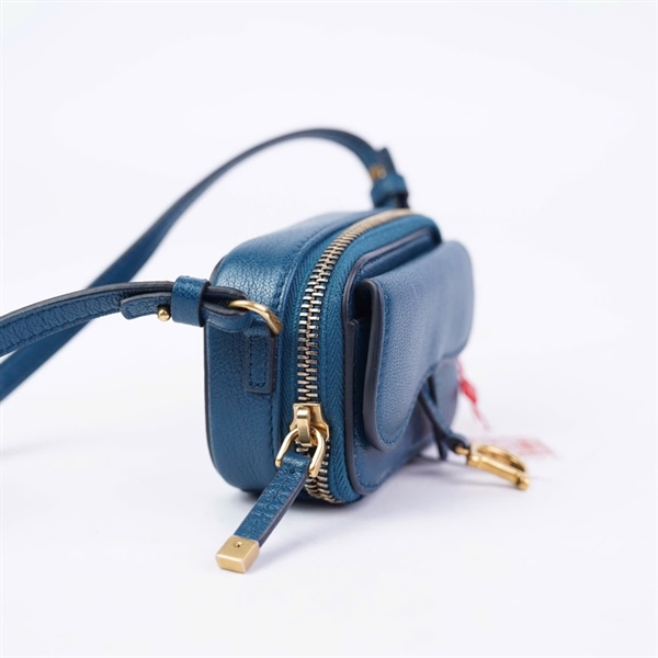 Túi Dior đeo chéo mini xanh sz10 (BMC)+