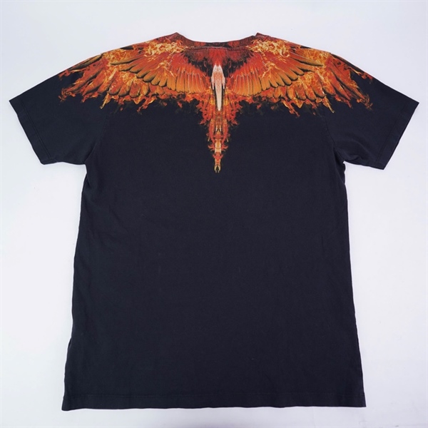 Áo thun Marcelo Burlon đen họa tiết đại bàng (BQ) KG+