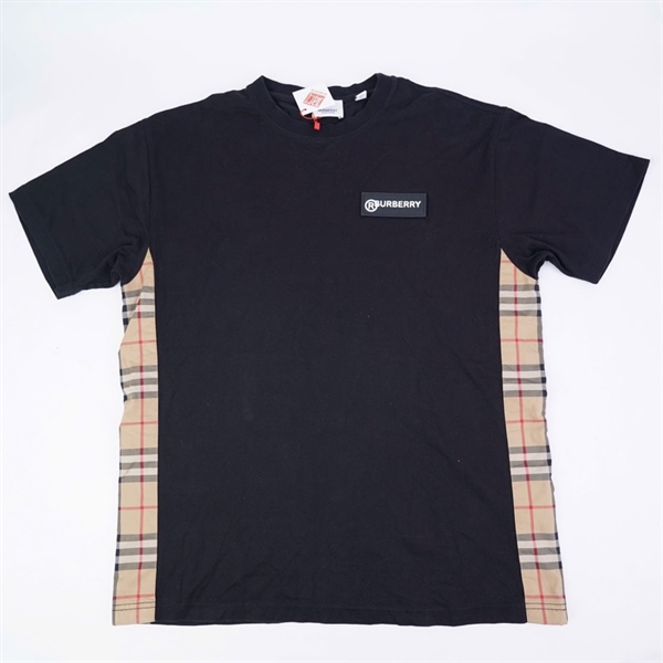 Áo thun BBR đen phối sọc (BQ) KG+