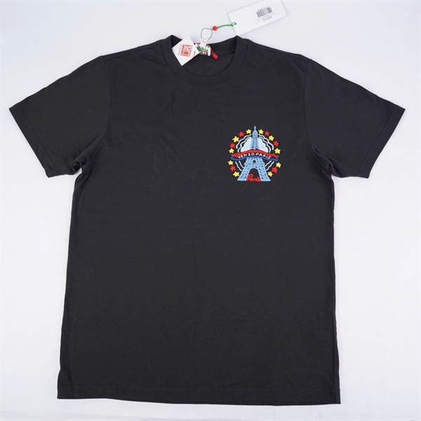 Áo thun Kenzo đen in hình (BQ) KG+