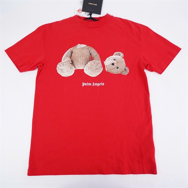 Áo thun Palm Angles đỏ in hình gấu (BQ) KG+