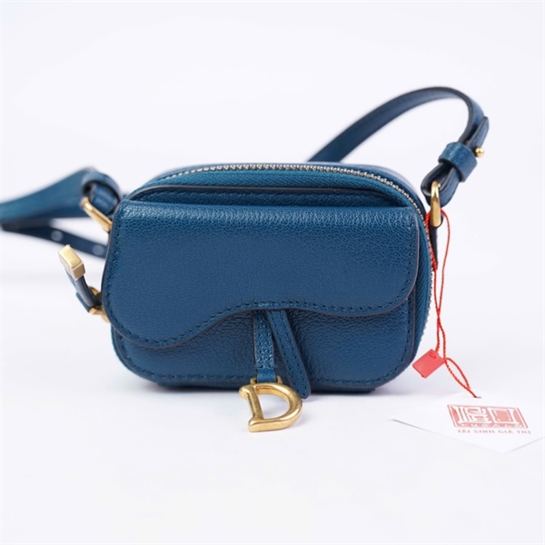 Túi Dior đeo chéo mini xanh sz10 (BMC)+